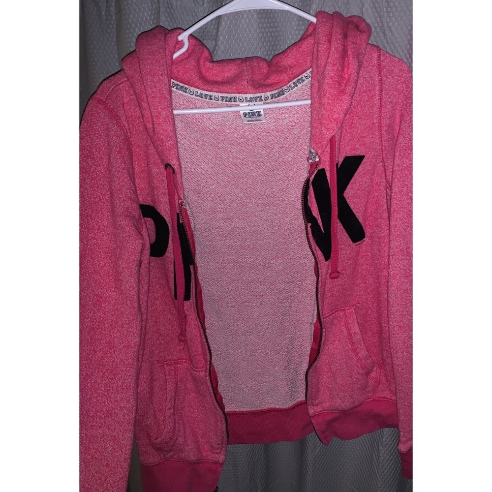 Victoria Secret Pink zip up hoodie ✨